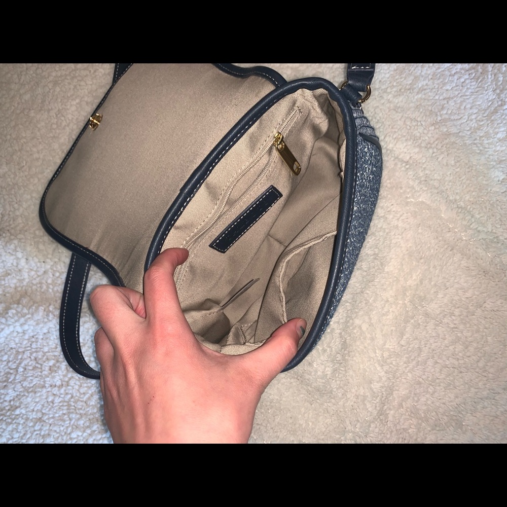 Talbots Packable Paper Straw Crossbody Bag